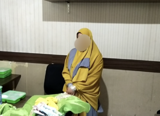 S menggasak sejumlah uang jutaan rupiH milik korbannya di acara pengantin