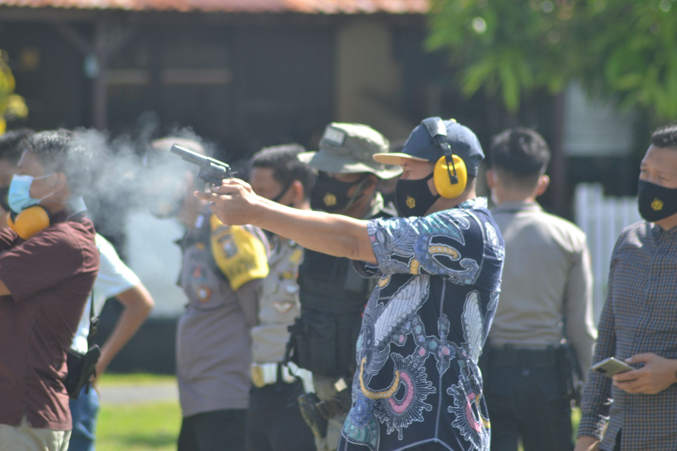 Polres Parepare Gelar Uji Latihan Menembak Di Mako Brimob Batalyon B Pelopor Parepare