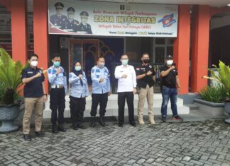 Terkini,id. Parepare - Badan Narkotika Nasional Provinsi Sulawesi Selatan melakukan kunjungan kerja di Lapas kelas II A kota Parepare. Rabu, 5 Mei 2021.