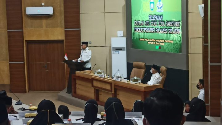 Ini Pesan Taufan Pawe Pada Saat Lepas Kafilah Kota Parepare Untuk Berlaga Pada MTQ Tingkat Sulsel Pemkot Parepare