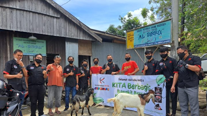 Bold Riders Parepare Raya Tebar Ratusan Paket Kurban dengan Wadah Ramah Lingkungan ke Masjid dan Panti Asuhan Bold Riders Parepare Raya