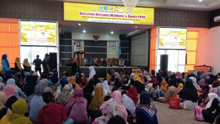 Peringati HAN Bersama HIMPAUDI Parepare, Erna Rasyid Taufan Sebut Hadirnya MAS di Tingkat PAUD Karena Dorongan Para Guru Pemkot Parepare