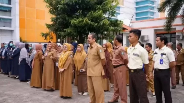 Melalui Apel Pagi, Management Berikan Support Petugas Medis dan Pegawai RSUD Andi Makkasau Kota Parepare