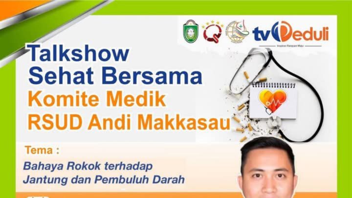 RSUD Andi Makkasau Edukasi Masyarakat Melalui Program Talkshor Sehat Lewat TV dan Media Sosial Kota Parepare