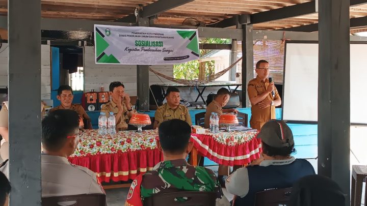Pemkot Parepare Sosialisasi Pembersihan Sungai, Realisasi Progam Unggulan Parepare Bebas Banjir Pemkot Parepare