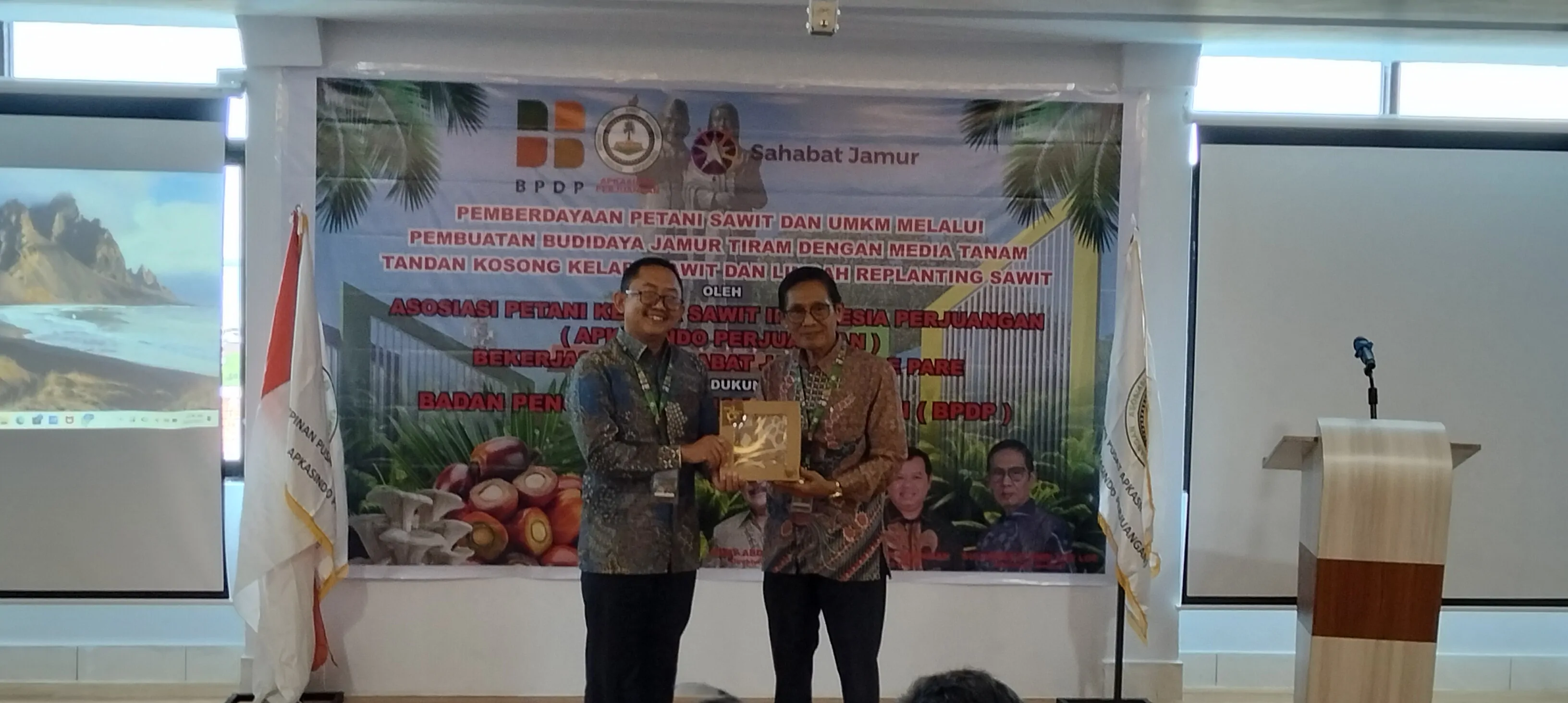 Peduli Produktivitas UMKM Sawit, Apkasindo Bersama Sahabat Jamur Kembangkan melalui Pembinaan