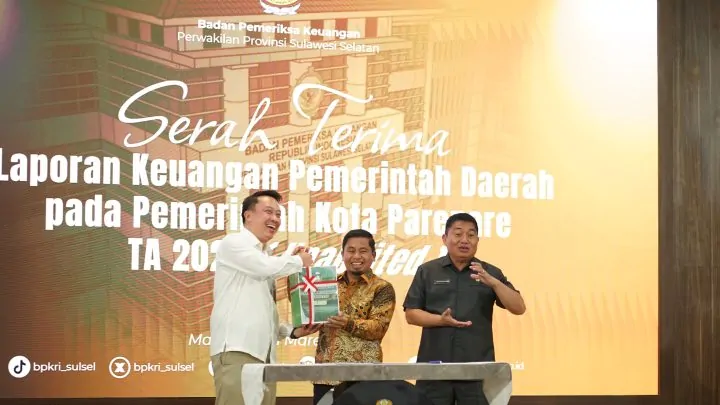 Pemkot Parepare Sampaikan LKPD 2025 ke BPK, Harap Raih Opini Terbaik dari BPK BPK RI