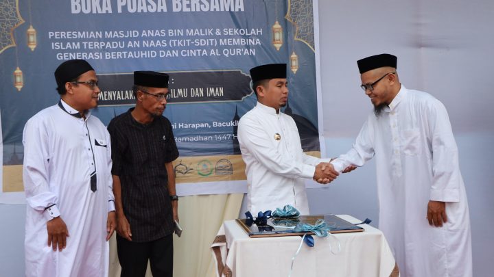 Tasming Hamid Apresiasi Pembangunan Masjid Anas Bin Malik, Harap Jadi Pusat Ibadah dan Pendidikan