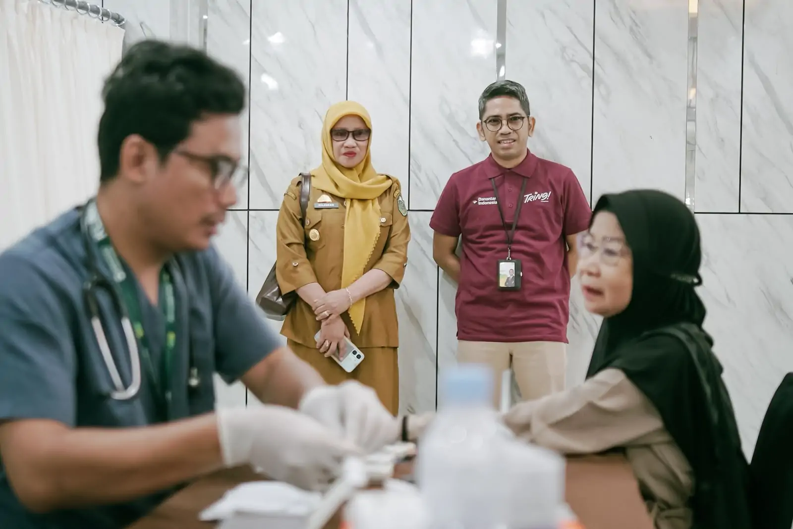 125 Lansia di Parepare Sehat Bersama Pegadaian Melalui Program Pemeriksaan Kesehatan Gratis