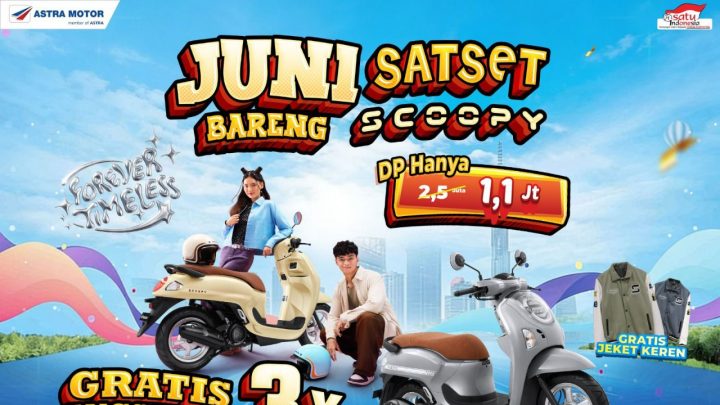 Astra Motor Sulsel Tawarkan Promo Honda Scoopy, DP Mulai Rp1,1 Juta dan Gratis Angsuran