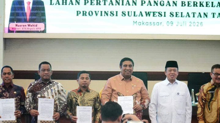 Hadiri Rakor Bersama Menteri ATR/BPN, Tasming Hamid Komitmen Jaga Lahan Pertanian Berkelanjutan