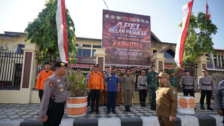 Apel Gelar Pasukan Karhutla Digelar di Parepare, Sinergi TNI-Polri dan Pemkot Diperkuat